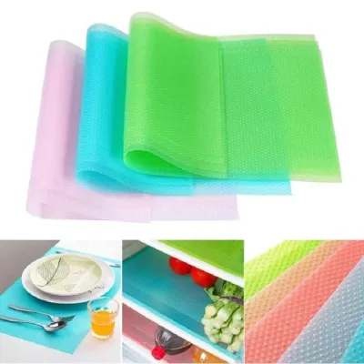 Multicolor Washable Refrigerator Mat Set